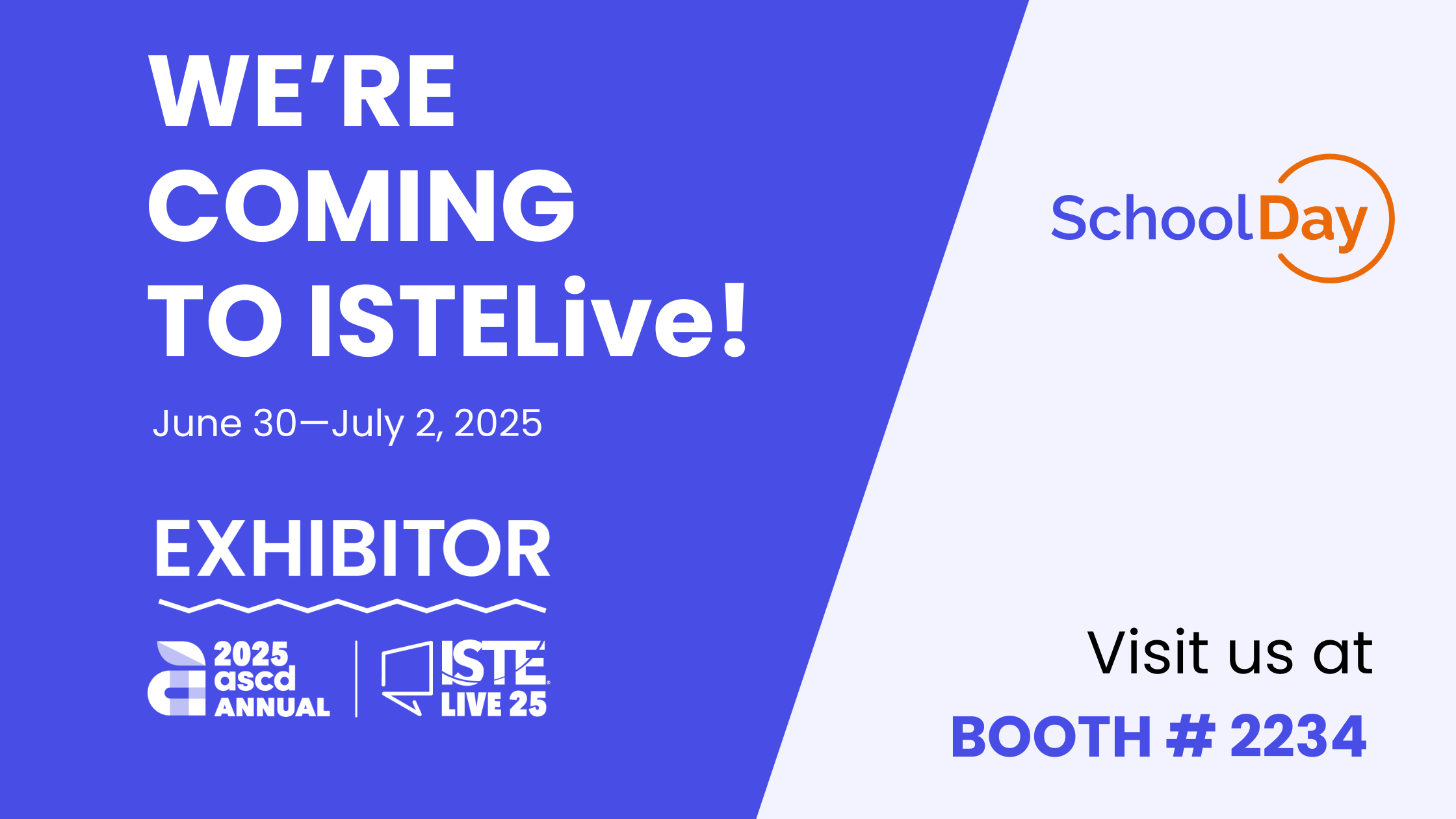 We're coming to ISTELive