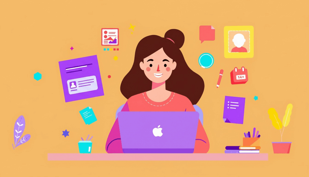 Student learning digital design